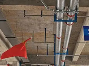 奎文管廊支架的安装方法